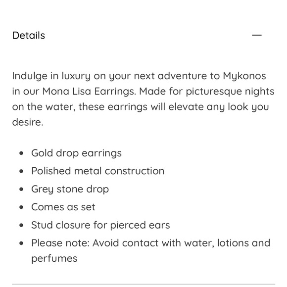 Mona Lisa Earrings Grey - Picture 4 of 4